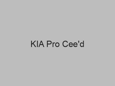 Enganches económicos para KIA Pro Cee'd